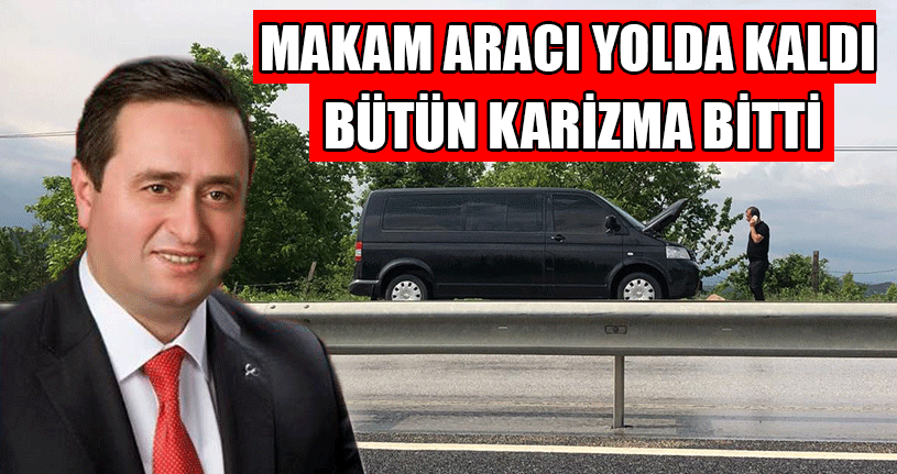 Başkan Yanmaz’ın Aracı Yolda Kaldı