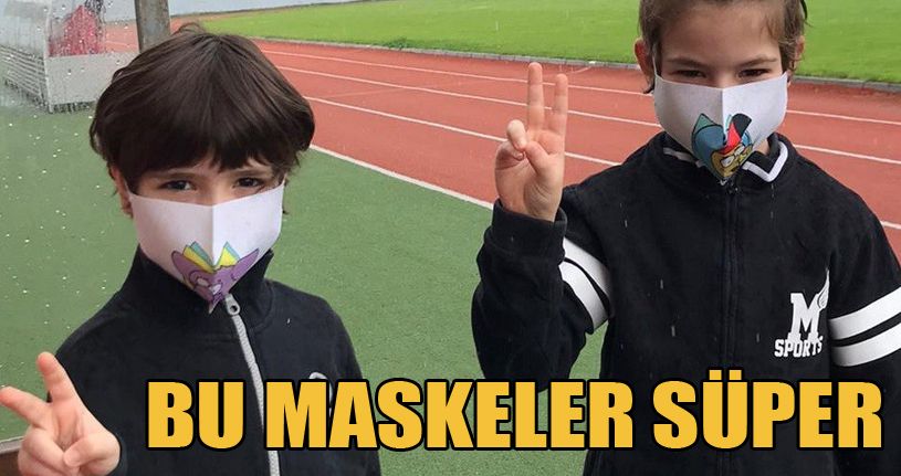 Çocuklara özel maskeler okul müdüründen