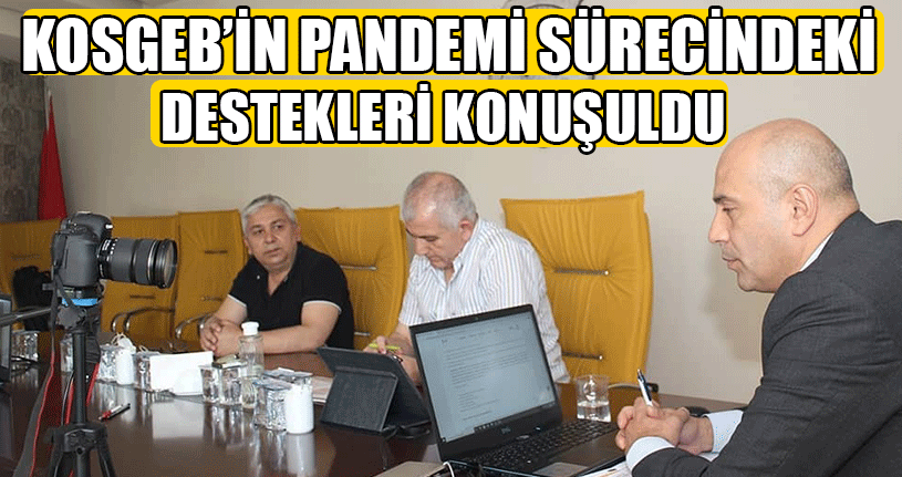 KOSGEB’in Pandemi Sürecindeki Destekleri Konuşuldu
