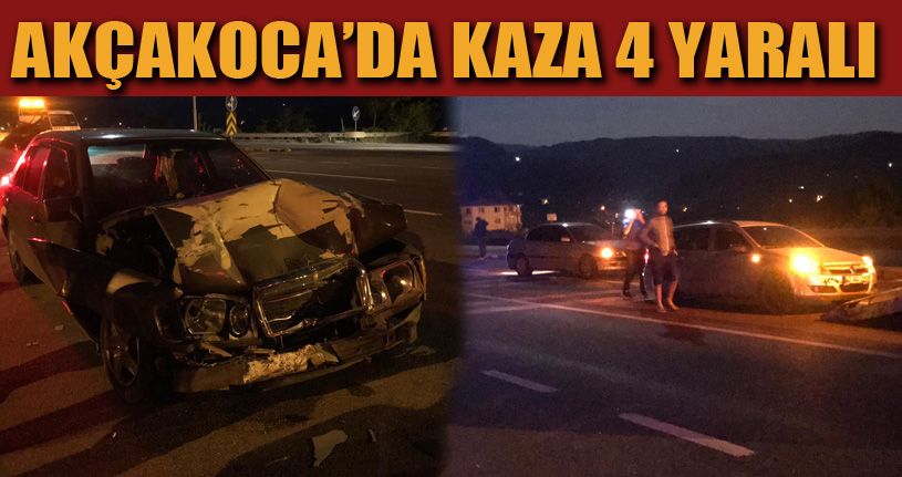 4 aracın karıştığı zincirleme kazada 4 kişi yaralandı
