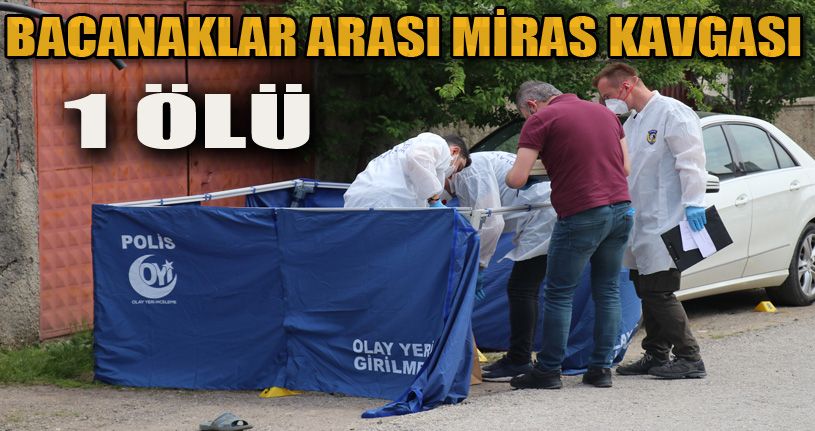Bacanaklar arasında miras kavgası: 1 ölü
