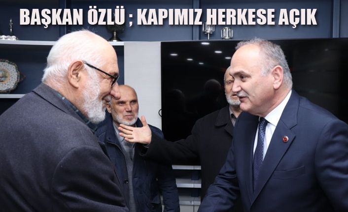 Başkan Özlü Vatandaşın Güvenoyunu Aldı