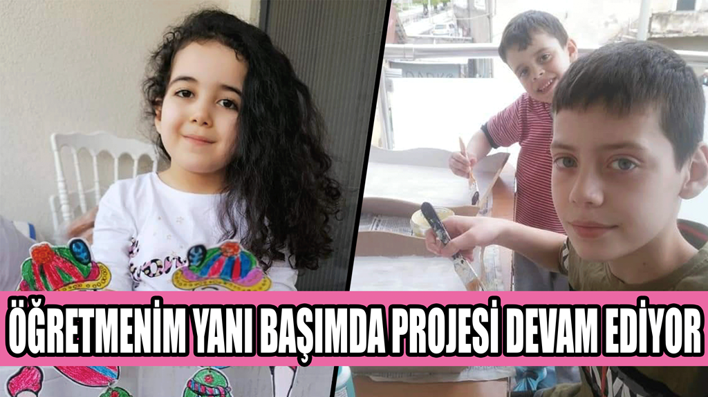 Evlerinde Kalan Öğrenciler Uygulamalı Eğitim Alıyor