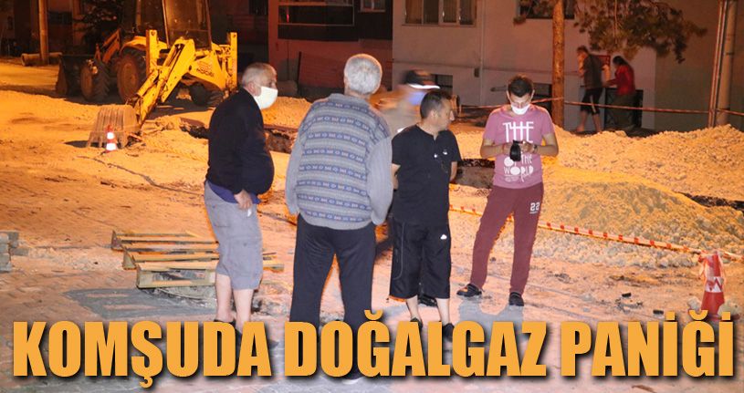 Bolu’da, patlayan doğalgaz borusu paniğe neden oldu
