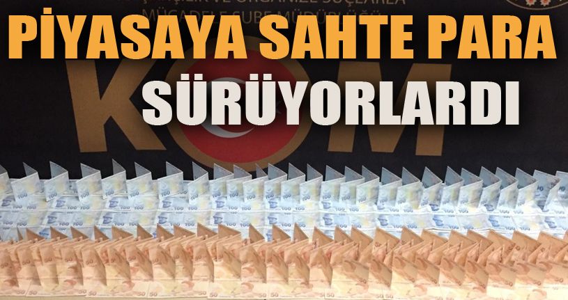 Para bozdurma yöntemiyle piyasaya sahte para süren 3 kişi gözaltına alındı