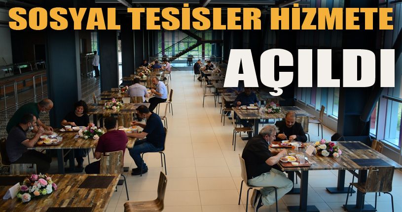 Düzce Üniversitesi sosyal tesisleri açıldı