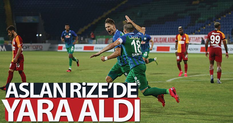Rizespor 2 - 0 Galatasaray