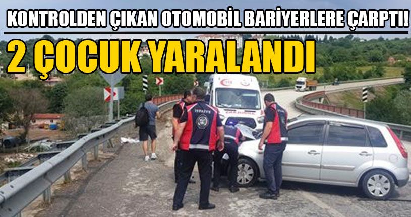 Akçakoca'da Trafik Kazası: 2 Çocuk Yaralandı