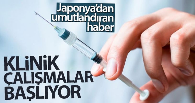 Japonya'da Kovid-19 aşısına yönelik klinik çalışmalar başlıyor