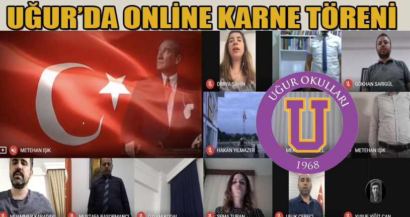 Özel Düzce Uğur Okullarında karne töreni