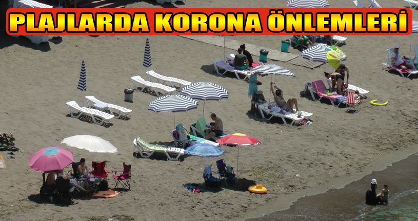 Akçakoca'da Plajlar Sosyal Mesafeli