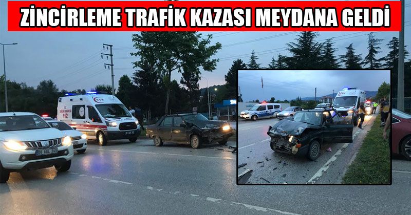 Zincirleme Trafik Kazası Meydana Geldi