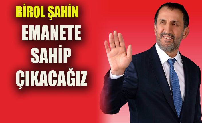 Birol Şahin Şeffaf Olacağım