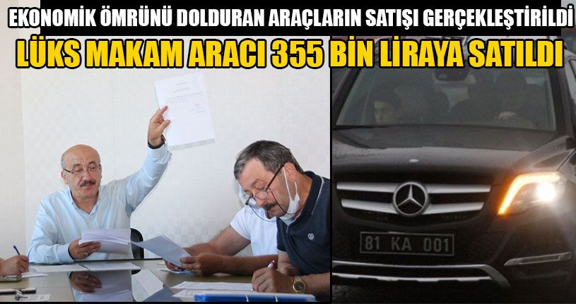 Ekonomik Ömrünü Dolduran Araçların Satışı Gerçekleştirildi