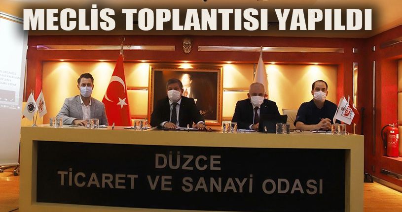 DTSO meclis toplantısı gerçekleştirildi