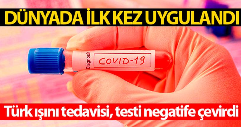 Diyarbakır'da koronavirüs tedavisi gören hastaya Türk ışını tedavisi uygulandı