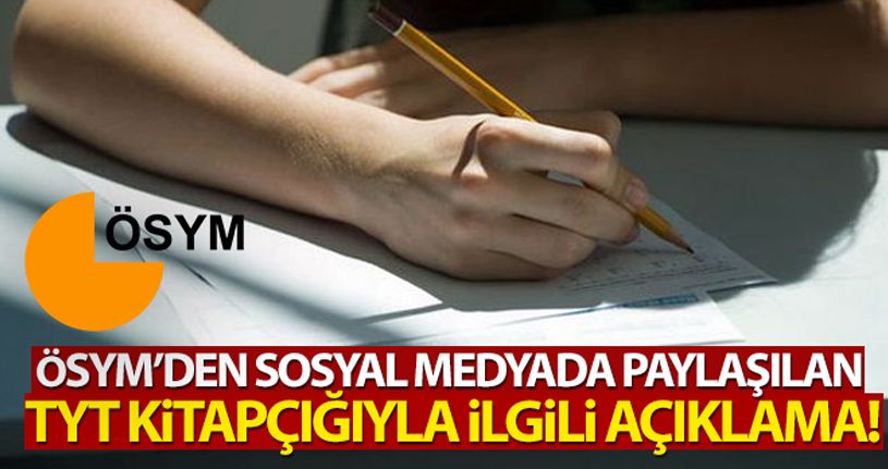 ÖSYM'den sosyal medyadaki paylaşımla ilgili açıklama