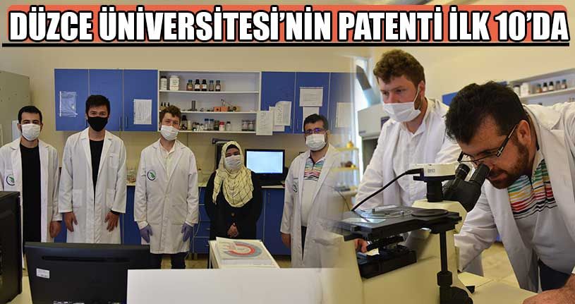 Düzce Üniversitesi’nin Patenti İlk 10’da