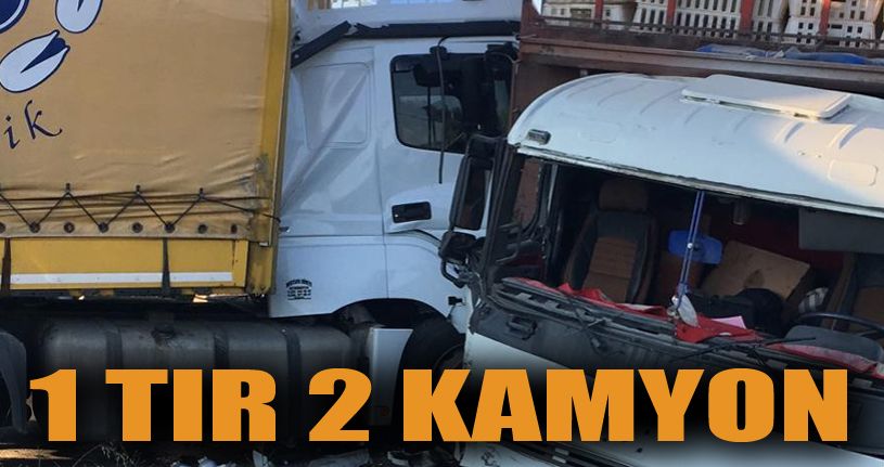 Bolu’da zincirleme trafik kazası: 1 yaralı