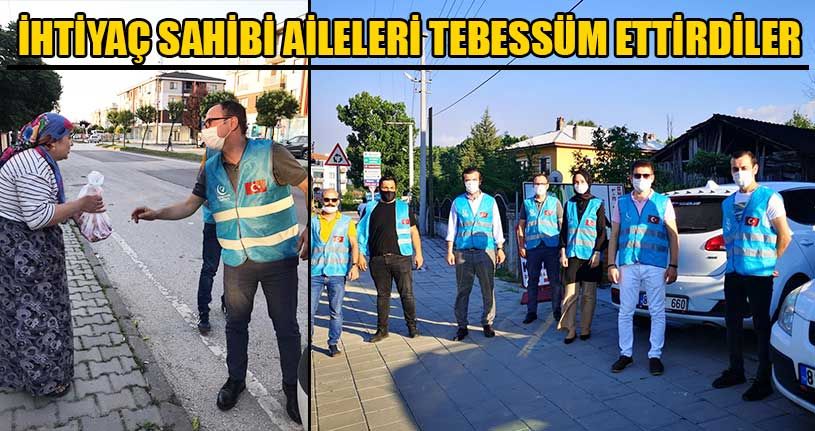 İhtiyaç Sahibi Aileleri Tebessüm Ettirdiler