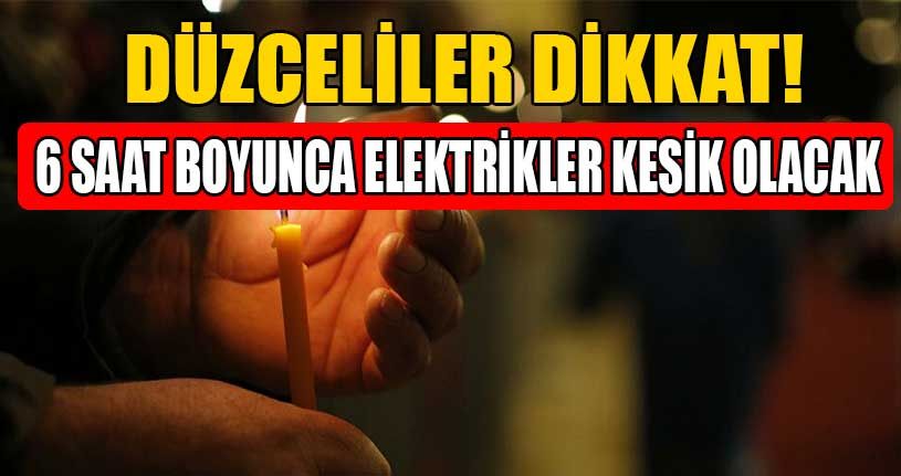 Birçok Mahallede Elektrik Kesintisi Yaşanacak