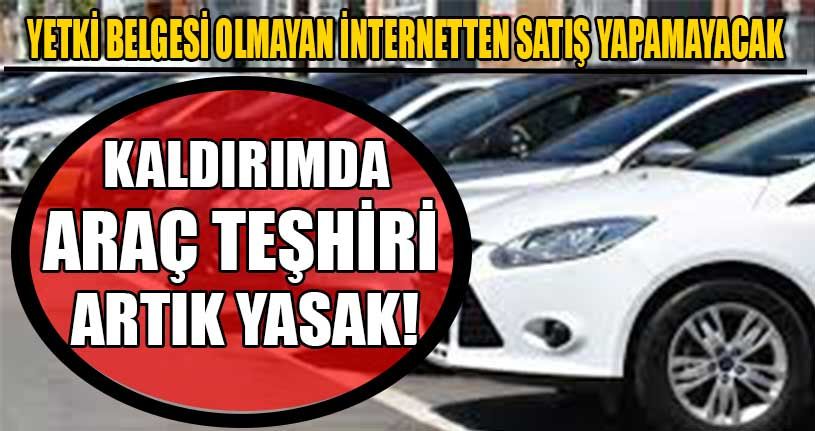 Kaldırımda Araç Teşhiri Yasak