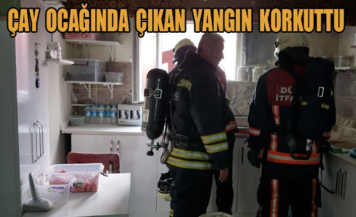 İbrahimoğu İş Merkezinde Yangın