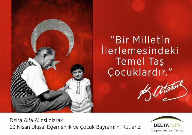 Delta Alfadan 23 Nisan Kutlaması