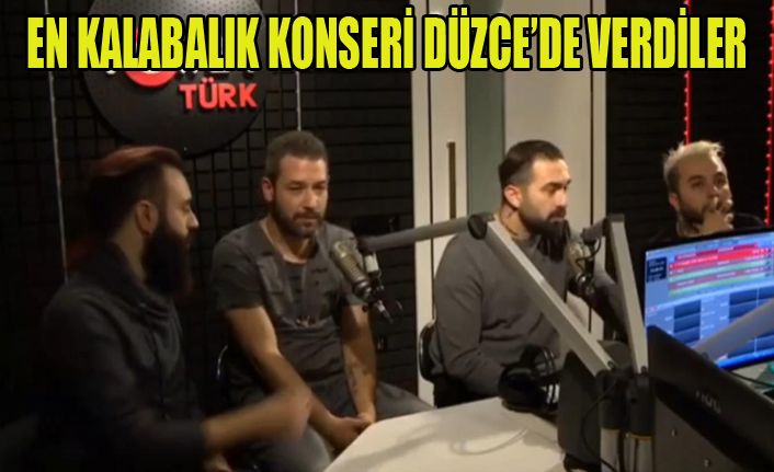 Ünlü Rock Grubunun unutamadığı şehir Düzce oldu
