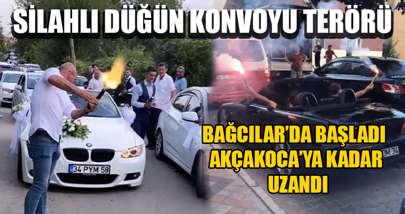 Konvoy Yapan Magandalar Terör Estirdi