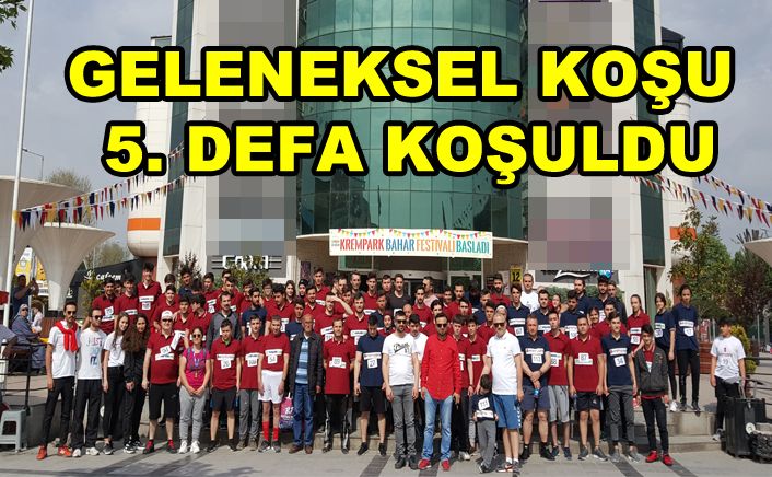 Gelenekselleşen halk koşusu yapıldı