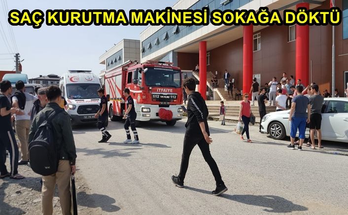 İtfaiye ve ambulans seferber oldu