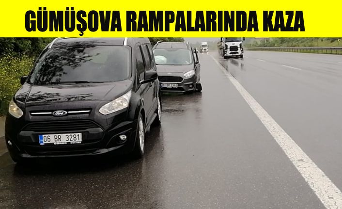 Gümüşova Rampalarında Kaza 1 Yaralı
