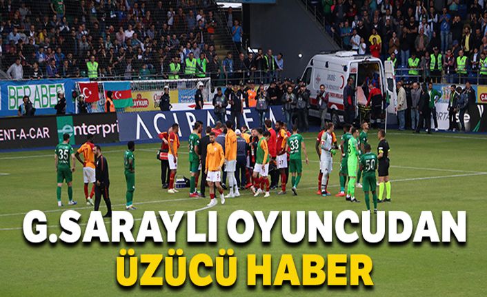Emre Akbaba'nın bileği kırıldı