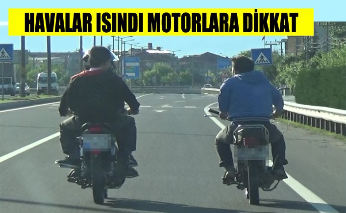 Kasksız sürücüler, kabus oluyor