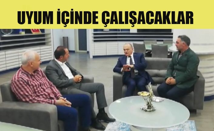 İGM ve MHP Heyetinden Başkan Özlü’ye Ziyaret