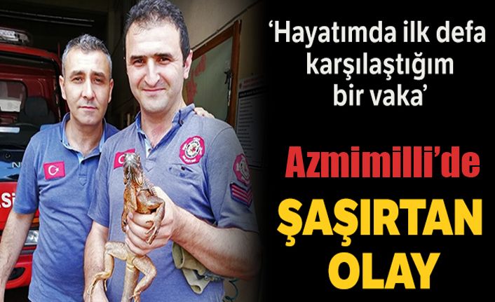 İtfaiyeciler ilk defa karşılaştı
