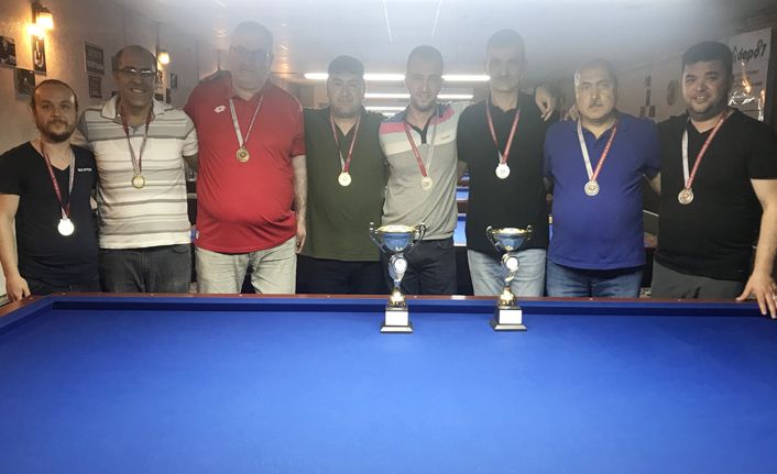 3 Bant Bilardo Turnuvası Sona Erdi
