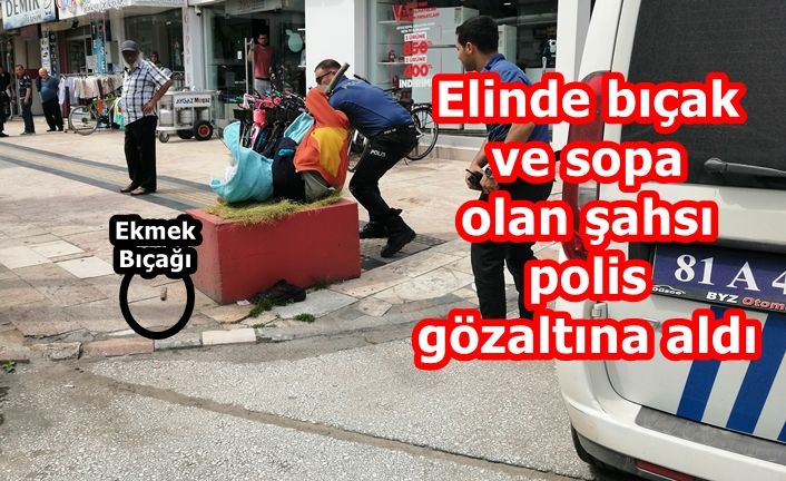 Afgan uyruklu şahıs ortalığı birbirine kattı