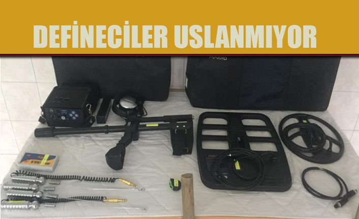 Kaçak kazı operasyonu: 4 gözaltı