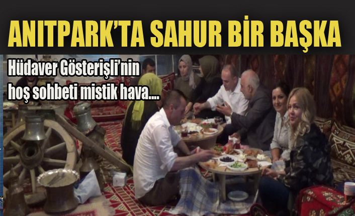Başkan Özlü Vatandaşla Sahur Yaptı