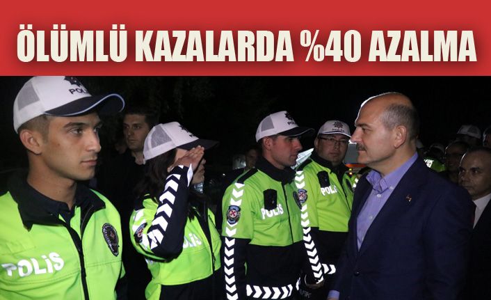Bakan Soylu trafik tedbirlerini denetledi