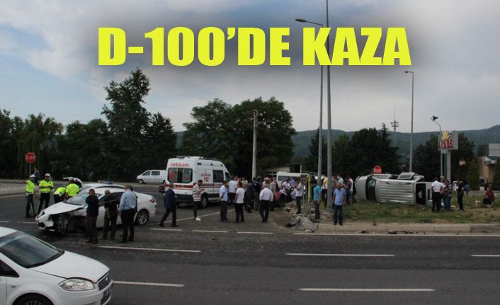 Akabe Kavşağında Kaza