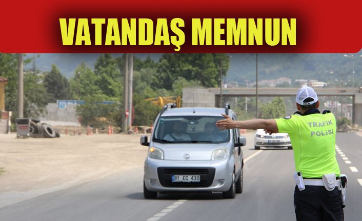 Düzce’de bayram dönüşü denetimler arttı