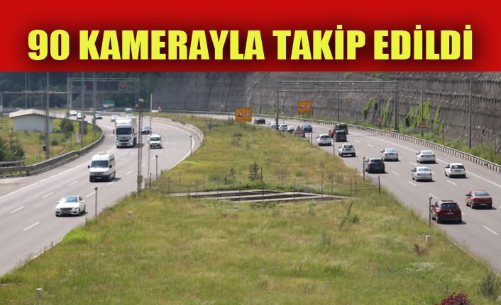Bayram tatilinde Bolu’dan 710 bin araç geçti