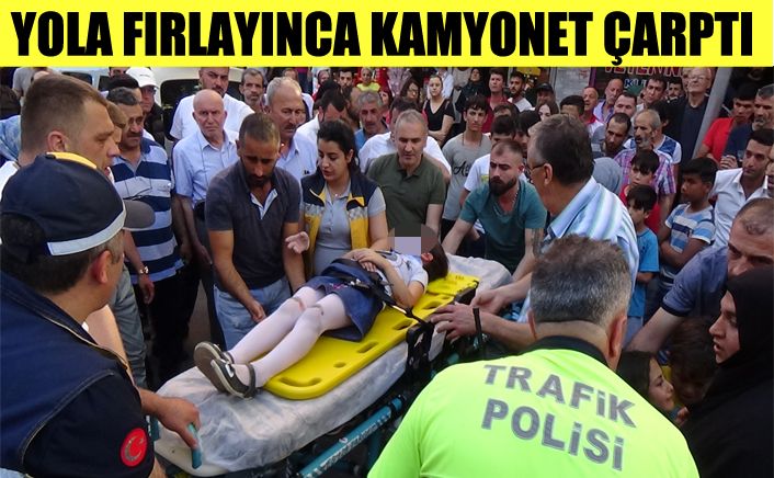 Çarpma anı güvenlik kamerasına yansıdı