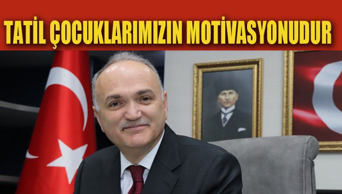 BaşkanÖzlü'den Karne Mesajı