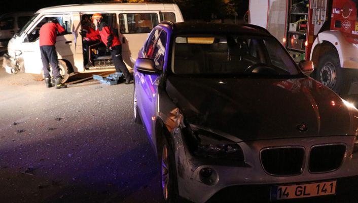 Bolu’da trafik kazası: 2 yaralı