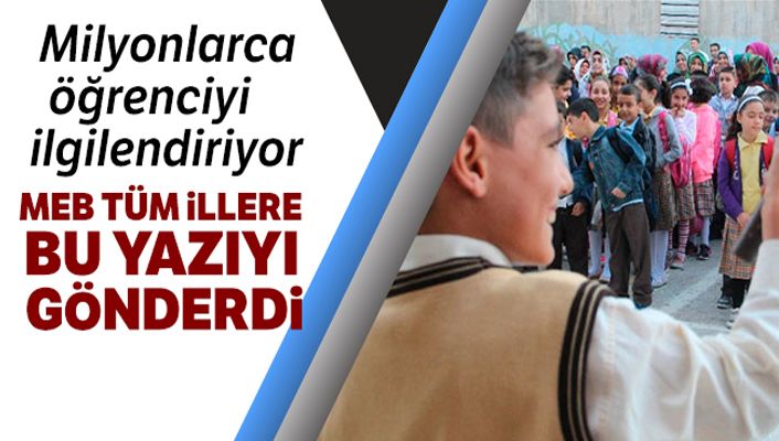 MEB'den 'devamsızlık' affı