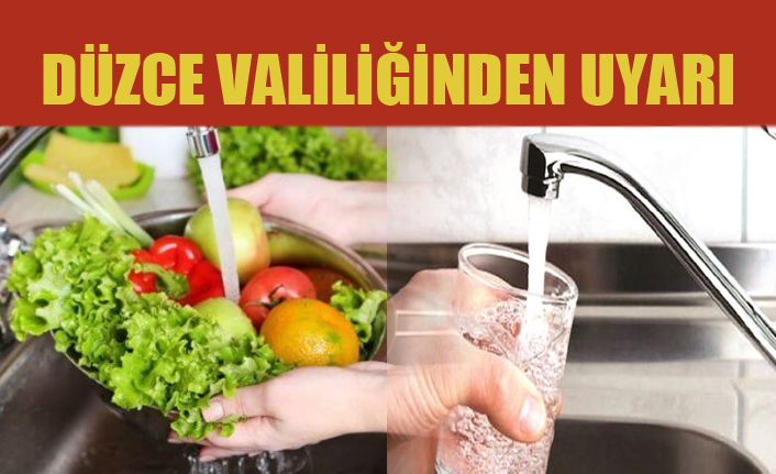 Valilikten İçme Suyu Ve Kullanımı Hakkında Uyarı